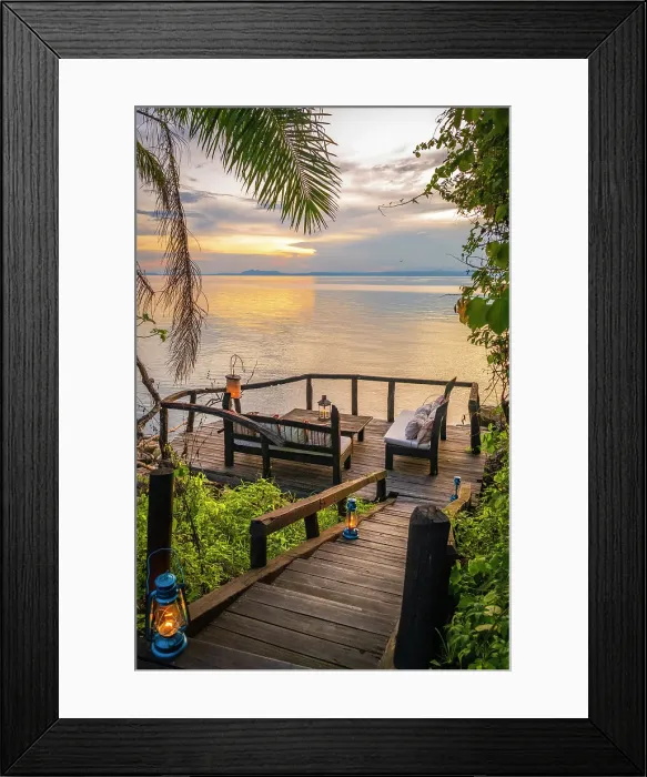 Framed Print : Africa, Tanzania, Mahale Mountains National Park. Sunset on Lake Tanganyika Framed Print : Africa, Tanzania, Mahale Mountains National Park. Sunset on Lake Tanganyika