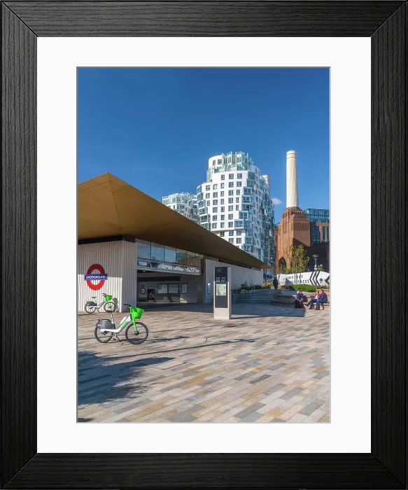 Framed Print : UK, England, London, Battersea, Battersea Power Station, Underground Station Framed Print : UK, England, London, Battersea, Battersea Power Station, Underground Station