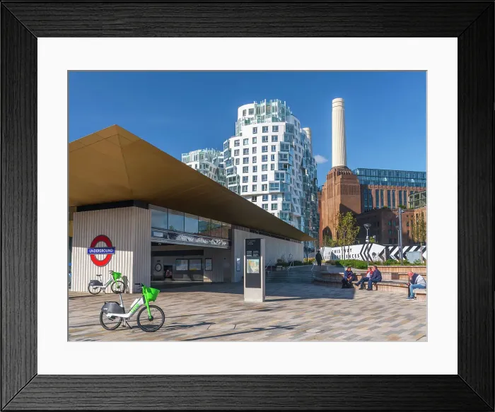 Framed Print : UK, England, London, Battersea, Battersea Power Station, Underground Station Framed Print : UK, England, London, Battersea, Battersea Power Station, Underground Station