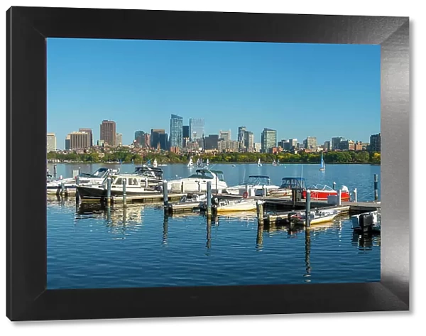 Back Bay from across the Charles River, Boston, Massachusetts, USA