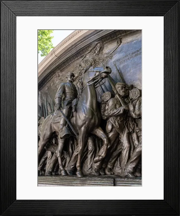 Framed Print : Robert Gould Shaw Memorial, Boston, Massachusetts, USA Framed Print : Robert Gould Shaw Memorial, Boston, Massachusetts, USA