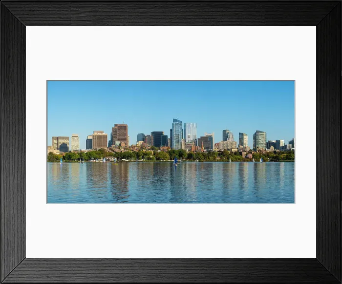 Framed Print : Back Bay from across the Charles River, Boston, Massachusetts, USA Framed Print : Back Bay from across the Charles River, Boston, Massachusetts, USA