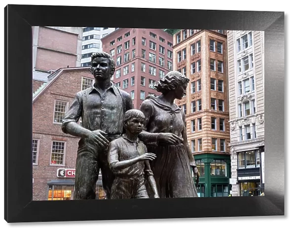 Irish Famine Memorial, Boston, Massachusetts, USA
