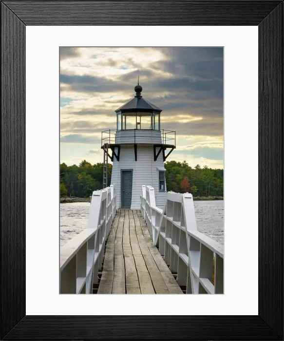 Framed Print : Doubling Point Lighthouse, Maine, USA Framed Print : Doubling Point Lighthouse, Maine, USA