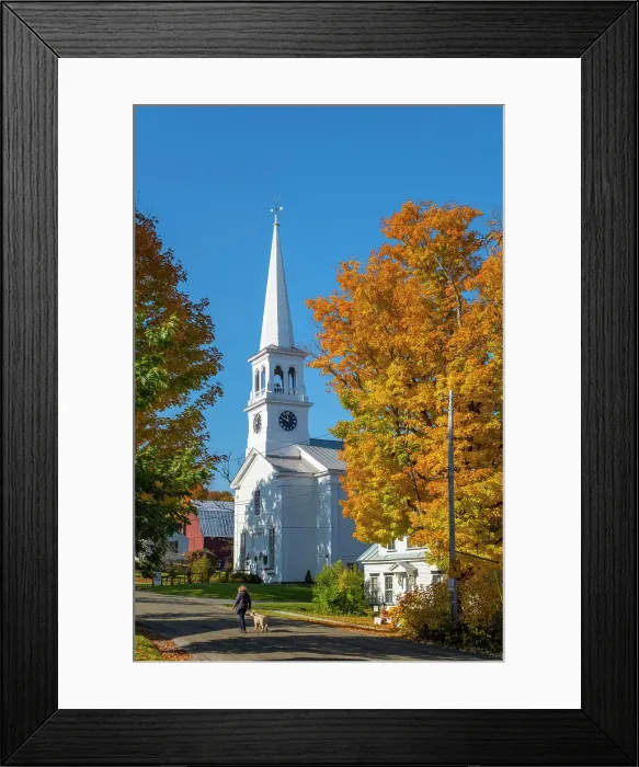 Framed Print : Peacham Congregational Church, Peacham, Vermont, USA Framed Print : Peacham Congregational Church, Peacham, Vermont, USA