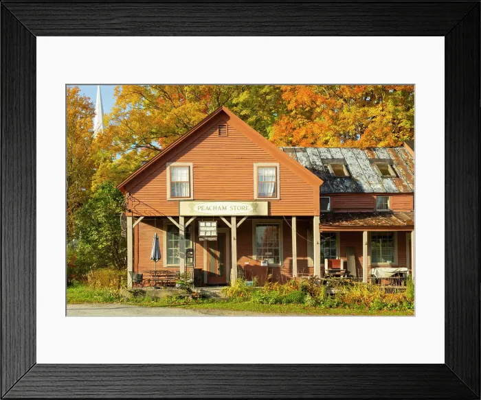 Framed Print : Local store, Peacham, Vermont, USA Framed Print : Local store, Peacham, Vermont, USA