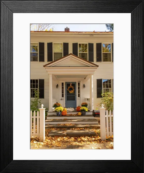 Framed Print : Woodstock, Vermont, USA Framed Print : Woodstock, Vermont, USA