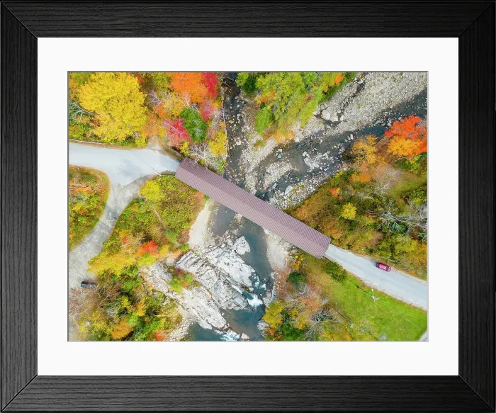 Framed Print : Swiftwater Covered Bridge, Bath, New Hampshire, USA Framed Print : Swiftwater Covered Bridge, Bath, New Hampshire, USA