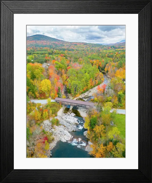 Framed Print : Swiftwater Covered Bridge, Bath, New Hampshire, USA Framed Print : Swiftwater Covered Bridge, Bath, New Hampshire, USA