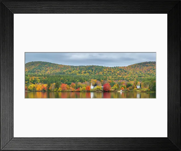 Framed Print : Crystal Lake, Eaton, New Hampshire, USA