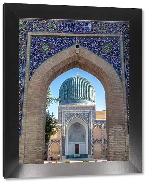 Uzbekistan, Samarkand, Gur-e-Amir mausoleum, resting place of Timur