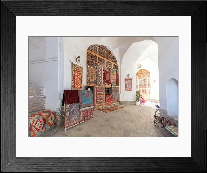 Framed Print : Uzbekistan, Bukhara, Tim Abdullah Khan bazaar interior Framed Print : Uzbekistan, Bukhara, Tim Abdullah Khan bazaar interior