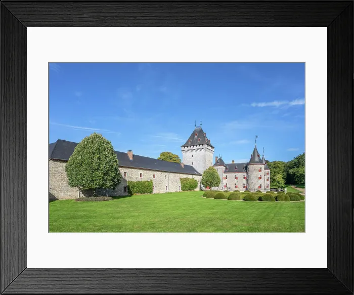 Framed Print : Chateau de Jemeppe near Marche-en-Famenne, Ardennes, Wallonia, Province Luxembourg, Belgium Framed Print : Chateau de Jemeppe near Marche-en-Famenne, Ardennes, Wallonia, Province Luxembourg, Belgium