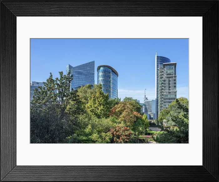 Framed Print : Iris Tower and Botanic Tower seen from Botanical garden, Brussels, Belgium Framed Print : Iris Tower and Botanic Tower seen from Botanical garden, Brussels, Belgium
