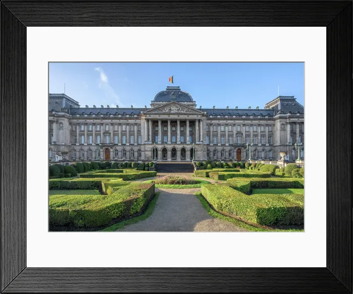 Framed Print : Royal palace in the morning light, Brussels, Belgium Framed Print : Royal palace in the morning light, Brussels, Belgium