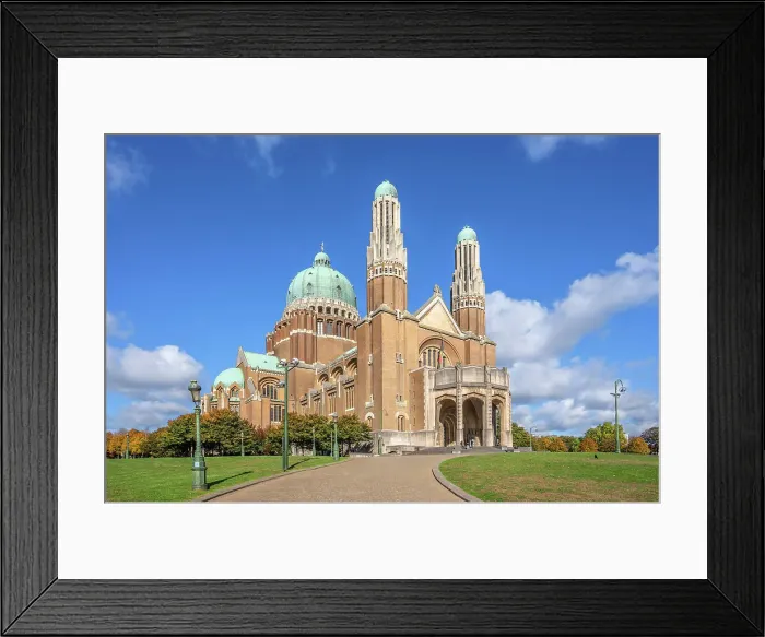 Framed Print : Basilique nationale du Sacre-Coeur, Brussels, Belgium Framed Print : Basilique nationale du Sacre-Coeur, Brussels, Belgium