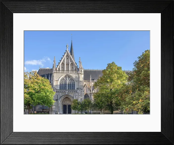 Framed Print : Eglise Notre-Dame des Victoires au Sablon, Brussels, Belgium Framed Print : Eglise Notre-Dame des Victoires au Sablon, Brussels, Belgium