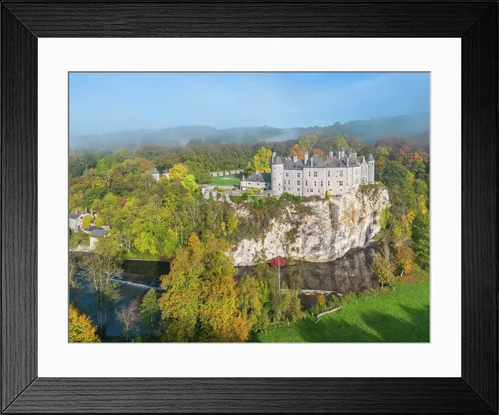 Framed Print : Chateau de Walzin at river Lesse near Dinant, Ardennes, Wallonia, Province Namur, Belgium Framed Print : Chateau de Walzin at river Lesse near Dinant, Ardennes, Wallonia, Province Namur, Belgium