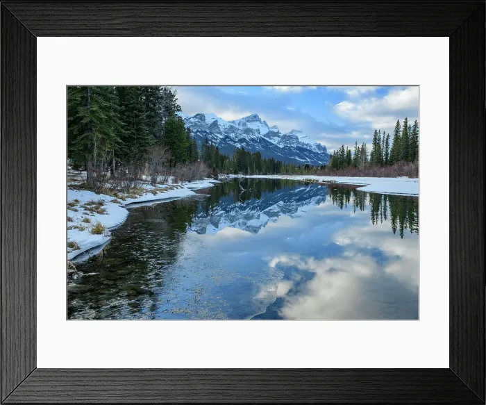 Framed Print : Canada, Alberta, Rocky Mountains, Kananaskis Country, Canmore, Policeman Creek Framed Print : Canada, Alberta, Rocky Mountains, Kananaskis Country, Canmore, Policeman Creek