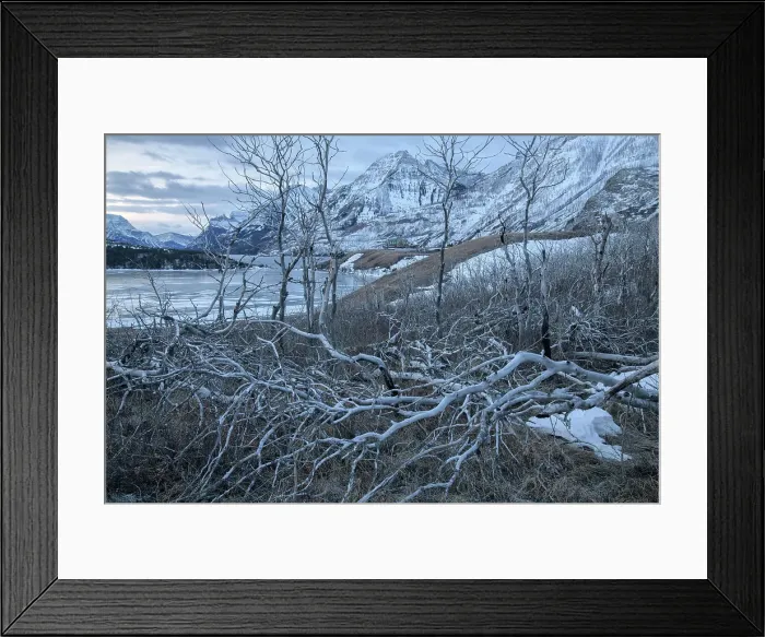 Framed Print : Canada, Alberta, Rocky Mountains, Waterton Lakes, National Park, Prince Of Wales Hotel