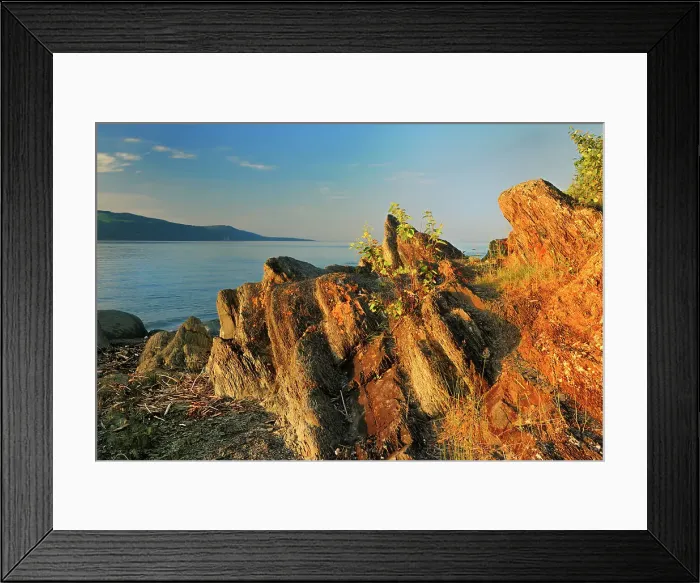 Framed Print : rocky shore of Gulf of St. Lawrence Iles Aux Coudres Quebec, Canada Framed Print : rocky shore of Gulf of St. Lawrence Iles Aux Coudres Quebec, Canada