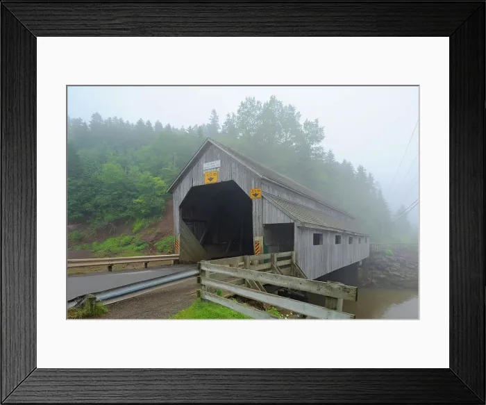 Framed Print : Vaughn Creek #1, Irish River Covered bridge Saint Martins New Brunswick, Canada Framed Print : Vaughn Creek #1, Irish River Covered bridge Saint Martins New Brunswick, Canada