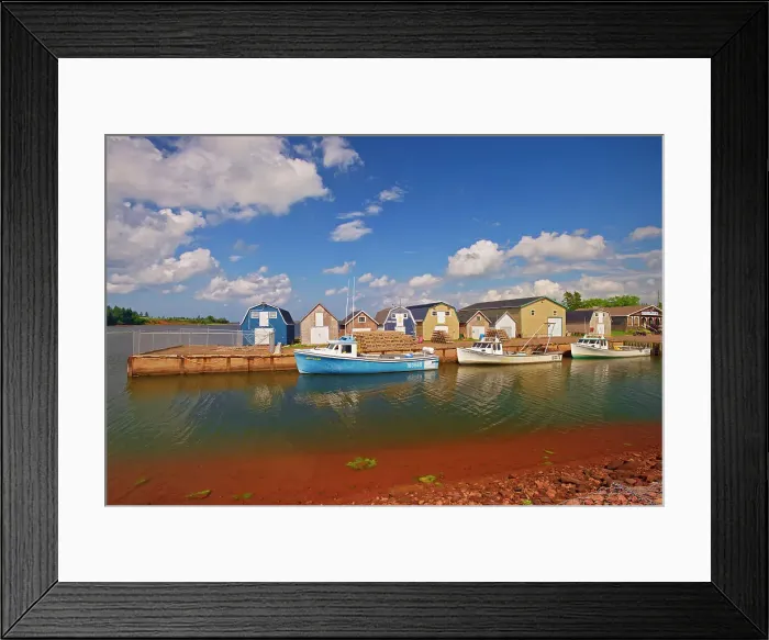 Framed Print : Fishing boats, New London, Prince Edward Island, Canada Framed Print : Fishing boats, New London, Prince Edward Island, Canada