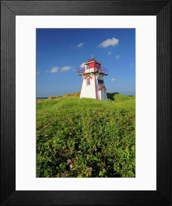 Framed Print : Lighthouse at Covehead Harbour Prince Edward Island, Canada Framed Print : Lighthouse at Covehead Harbour Prince Edward Island, Canada