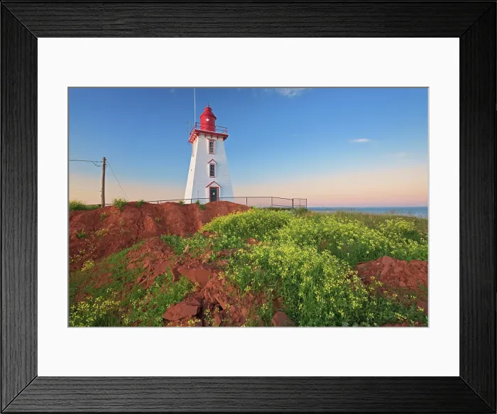 Framed Print : Souris East Lighthouse Souris Harbour. Souris, Prince Edward Island, Canada Framed Print : Souris East Lighthouse Souris Harbour. Souris, Prince Edward Island, Canada
