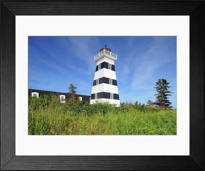 Framed Print : Lighthouse. West Cape Prince Edward Island, Canada