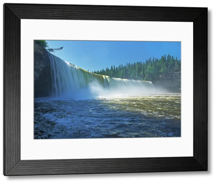 Framed Print : Kakisa River at Lady Evelyn Falls on the Waterfalls Route (Highway) (Mackenzie Highway), Lady Evelyn Falls Territorial Park, Northwest Territories, Canada Framed Print : Kakisa River at Lady Evelyn Falls on the Waterfalls Route (Highway) (Mackenzie Highway), Lady Evelyn Falls Territorial Park, Northwest Territories, Canada