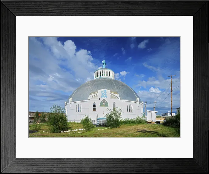 Framed Print : Our Lady of Victory Parish is also known as the Igloo Church (Catholic) Inuvik Northwest Territories, Canada Framed Print : Our Lady of Victory Parish is also known as the Igloo Church (Catholic) Inuvik Northwest Territories, Canada