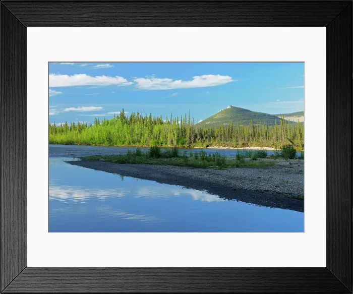 Framed Print : Ogilvie River and the Ogilvie Mountains along the Dempster Dempster Highway Northwest Territories, Canada Framed Print : Ogilvie River and the Ogilvie Mountains along the Dempster Dempster Highway Northwest Territories, Canada