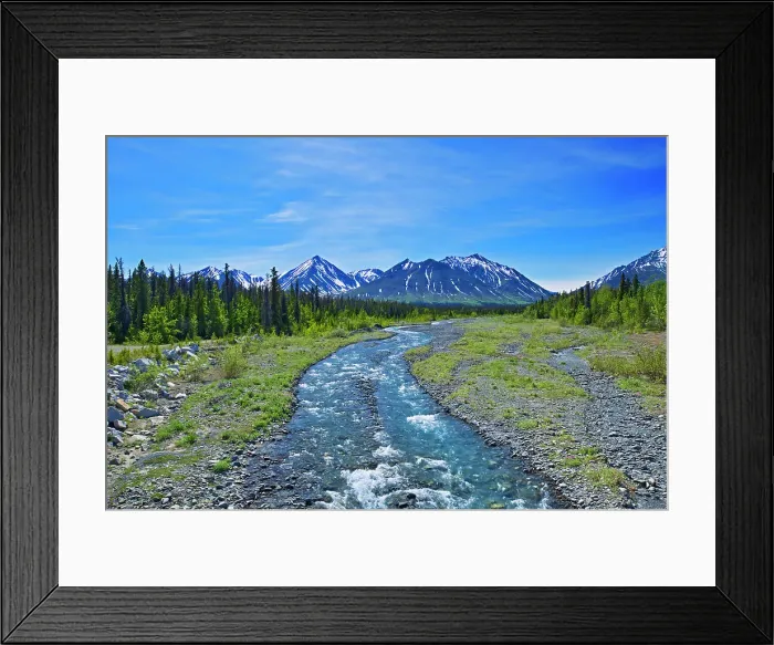 Framed Print : Dezadeash River, Haines Junction, Yukon, Canada Framed Print : Dezadeash River, Haines Junction, Yukon, Canada