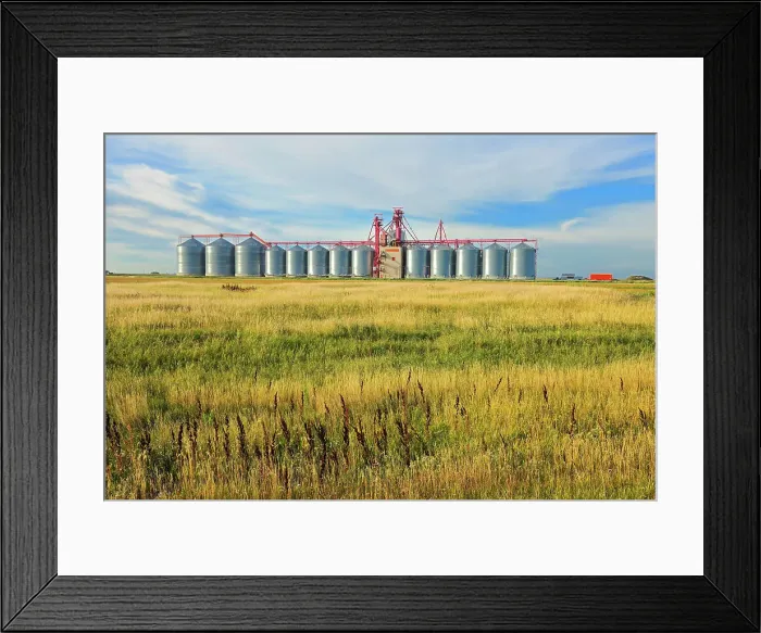 Framed Print : Inland grain terminal Corinne Saskatchewan, Canada Framed Print : Inland grain terminal Corinne Saskatchewan, Canada