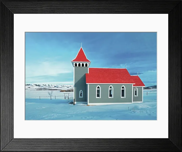 Framed Print : Historic St. Nicholas Anglican Church in the Qu Appelle Valley Craven Saskatchewan, Canada Framed Print : Historic St. Nicholas Anglican Church in the Qu Appelle Valley Craven Saskatchewan, Canada