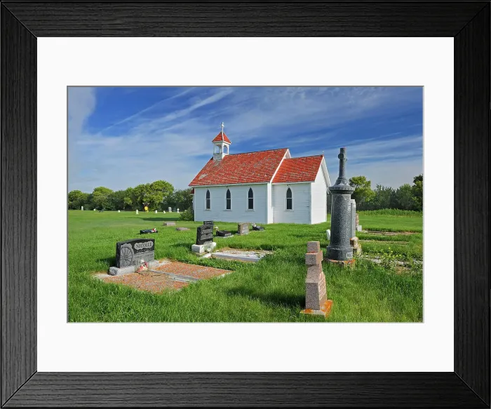 Framed Print : St. Columba Anglican Church Eyebrow Saskatchewan, Canada Framed Print : St. Columba Anglican Church Eyebrow Saskatchewan, Canada