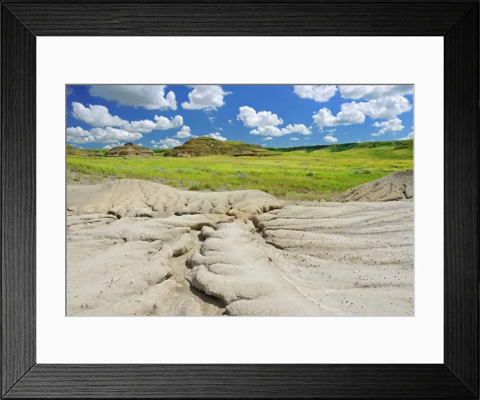 Framed Print : Buttes in Killdeer Badlands. East Block. Grasslands National Park Saskatchewan, Canada Framed Print : Buttes in Killdeer Badlands. East Block. Grasslands National Park Saskatchewan, Canada