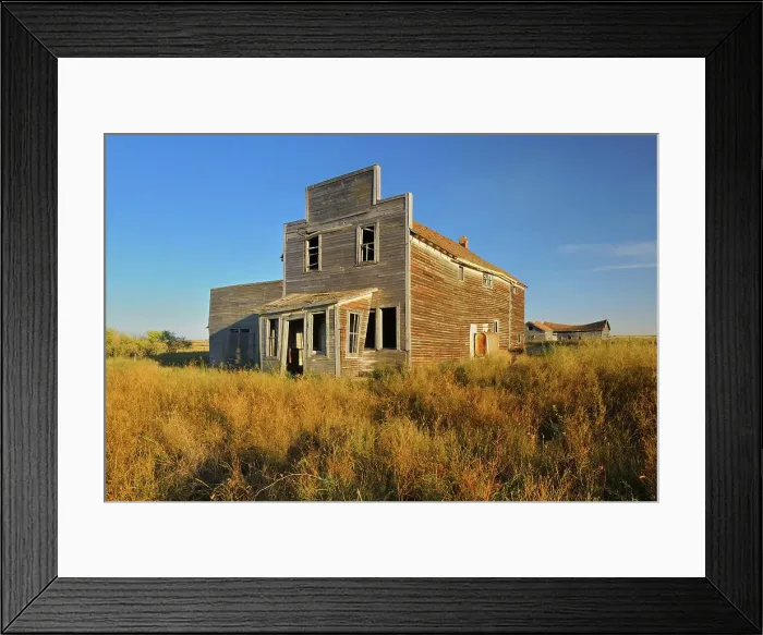 Framed Print : Old general store in ghost town Bents Saskatchewan, Canada Framed Print : Old general store in ghost town Bents Saskatchewan, Canada