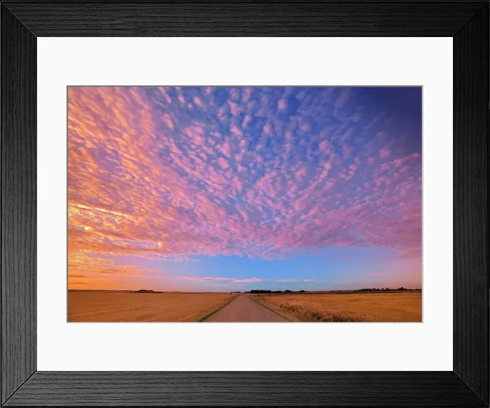 Framed Print : CLouds at sunrise Lepine Saskatchewan, Canada Framed Print : CLouds at sunrise Lepine Saskatchewan, Canada