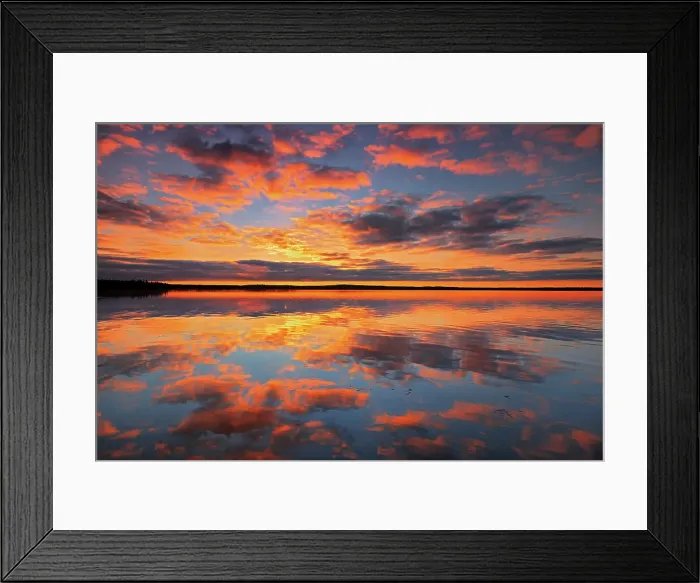Framed Print : Morning reflection in Namekus Lake Prince Albert National Park Saskatchewan, Canada Framed Print : Morning reflection in Namekus Lake Prince Albert National Park Saskatchewan, Canada