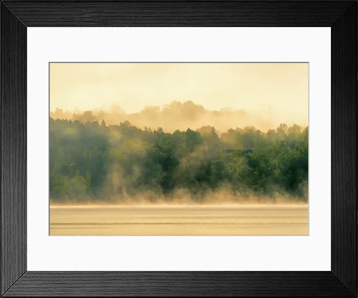 Framed Print : Morning fog on the Saint John River at sunrise Mactaquac New Brunswick, Canada Framed Print : Morning fog on the Saint John River at sunrise Mactaquac New Brunswick, Canada