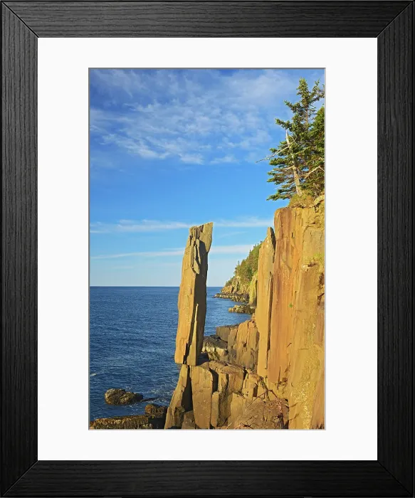 Framed Print : The Balancing Rock on St. Mary's Bay, Near Tiverton on Long Island on the Digby Neck, Nova Scotia, Canada Framed Print : The Balancing Rock on St. Mary's Bay, Near Tiverton on Long Island on the Digby Neck, Nova Scotia, Canada