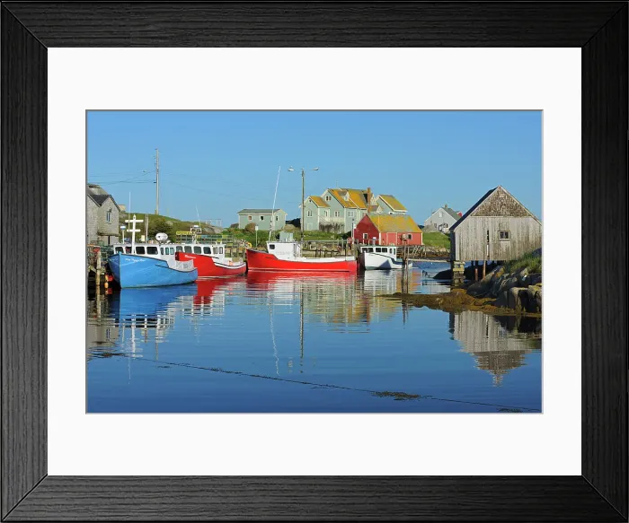 Framed Print : Coastal fishing village on the Atlantic Ocean Peggy's Cove Nova Scotia, Canada Framed Print : Coastal fishing village on the Atlantic Ocean Peggy's Cove Nova Scotia, Canada