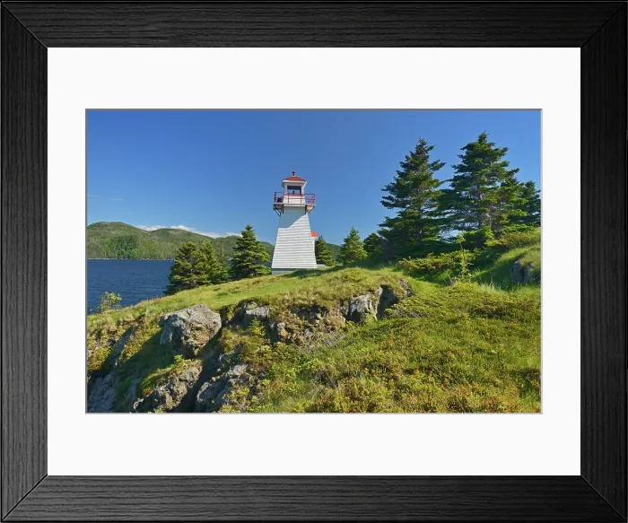 Framed Print : Lighthouse on Bonne Bay. Woody Point. Gros Morne National Park Newfoundland & Labrador, Canada Framed Print : Lighthouse on Bonne Bay. Woody Point. Gros Morne National Park Newfoundland & Labrador, Canada