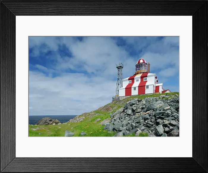 Framed Print : Cape Bonavista Lighthouse on Bonavista Bay in the Atlantic Ocean Cape Bonavista Newfoundland & Labrador, Canada Framed Print : Cape Bonavista Lighthouse on Bonavista Bay in the Atlantic Ocean Cape Bonavista Newfoundland & Labrador, Canada