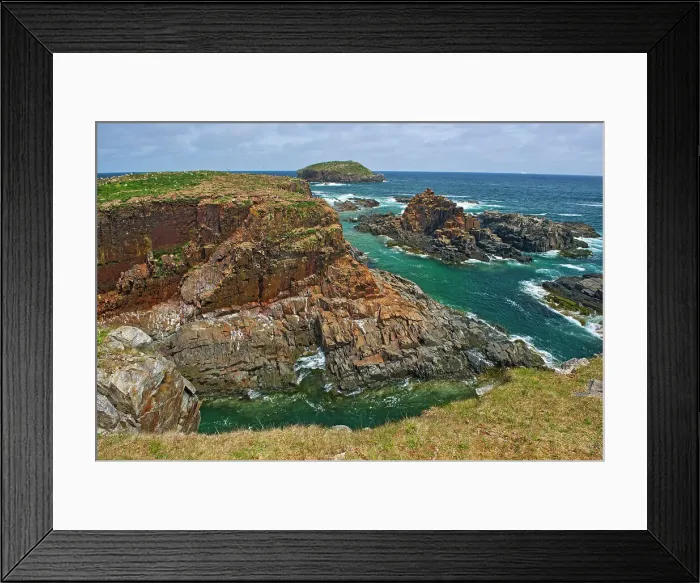 Framed Print : Rocky cliffs along the Atlantic Ocean, Elliston, Newfoundland & Labrador, Canada Framed Print : Rocky cliffs along the Atlantic Ocean, Elliston, Newfoundland & Labrador, Canada