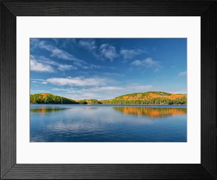 Framed Print : Tower Lake in autumn. Gull Lake Road. Near Kenora Ontario, Canada Framed Print : Tower Lake in autumn. Gull Lake Road. Near Kenora Ontario, Canada