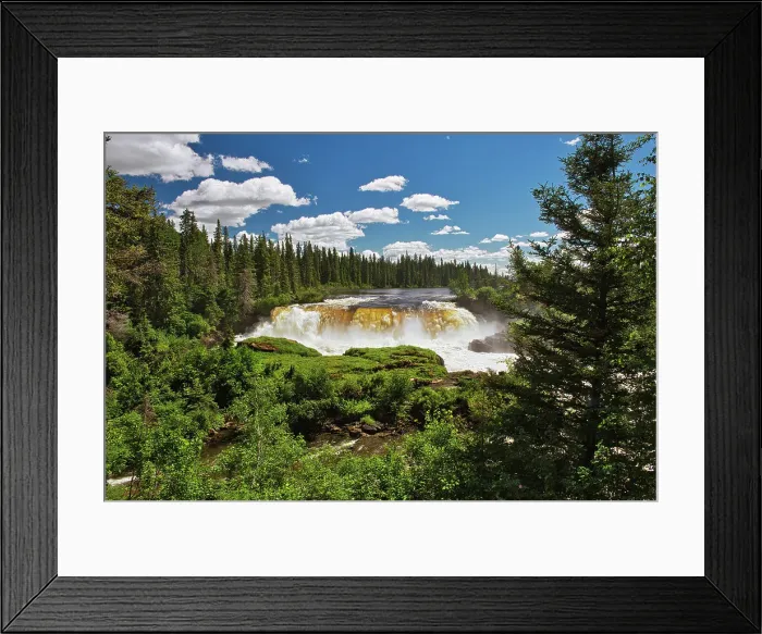 Framed Print : Pisew Falls Pisew Falls Provincial Park Manitoba, Canada Framed Print : Pisew Falls Pisew Falls Provincial Park Manitoba, Canada
