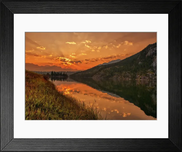 Framed Print : Talbot Lake at sunrise. Canadian Rocky Mountains. Jasper National Park Alberta, Canada Framed Print : Talbot Lake at sunrise. Canadian Rocky Mountains. Jasper National Park Alberta, Canada